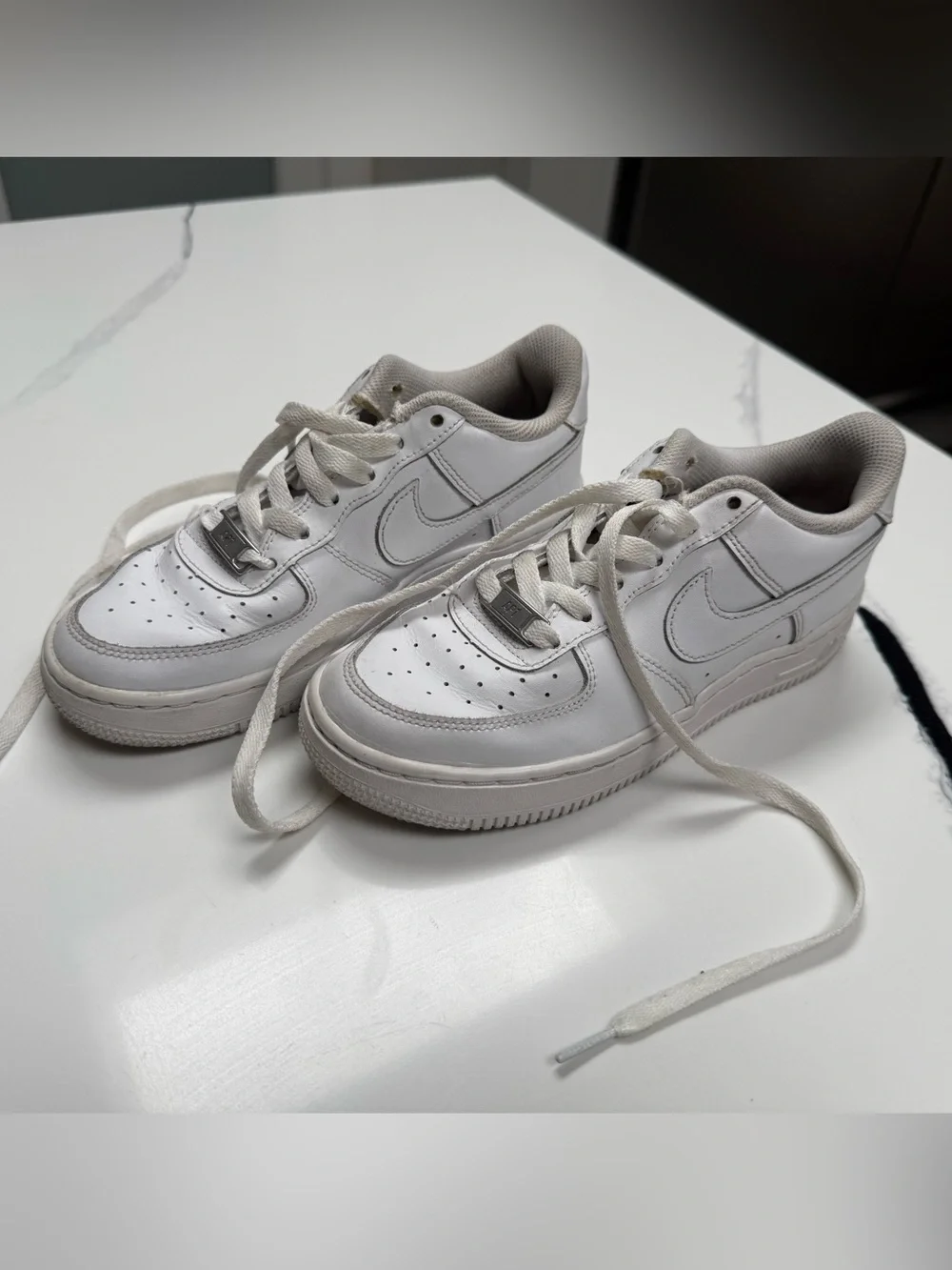 NIKE AF1 - Air Force 1 Low-Top Leather Nike Sneakers